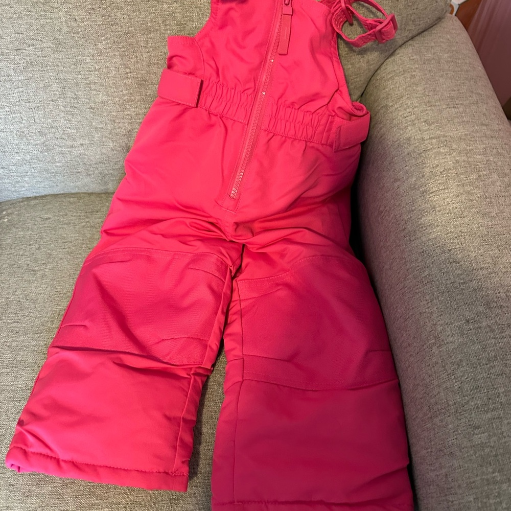 Baby girls 18 mo Cat & Jack snow bibs / snowsuit